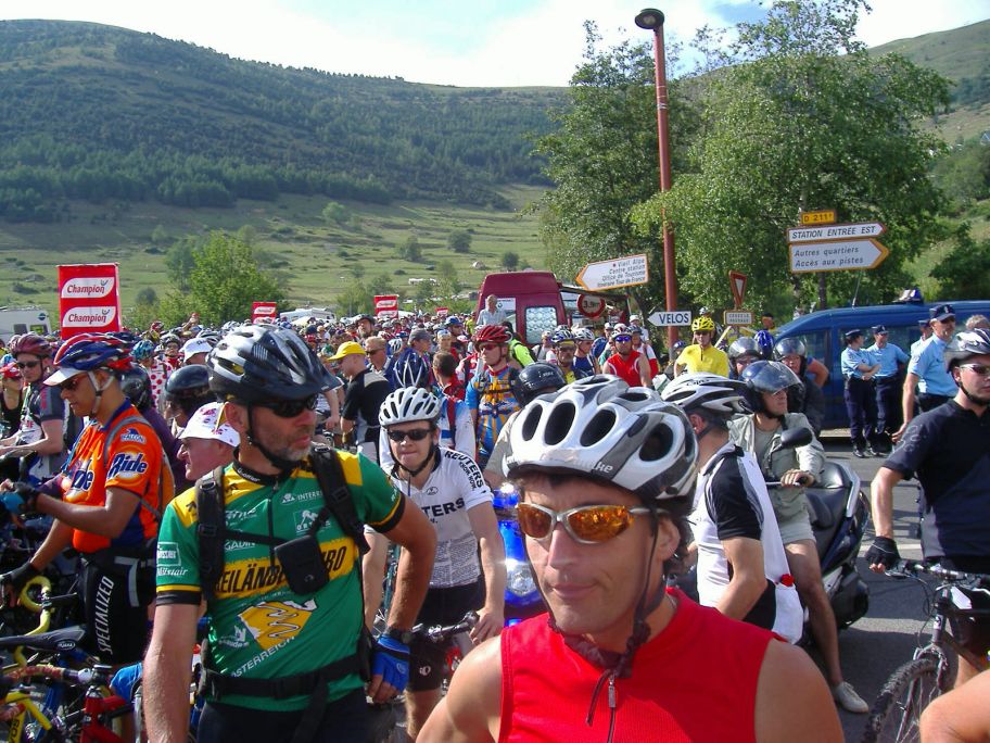 Radsportvolk Alpe d'Huez